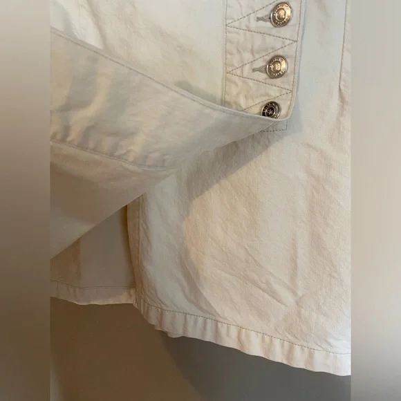 Current/Elliott Mini Jean Wrap Skirt Size 27 - Picture 6 of 13